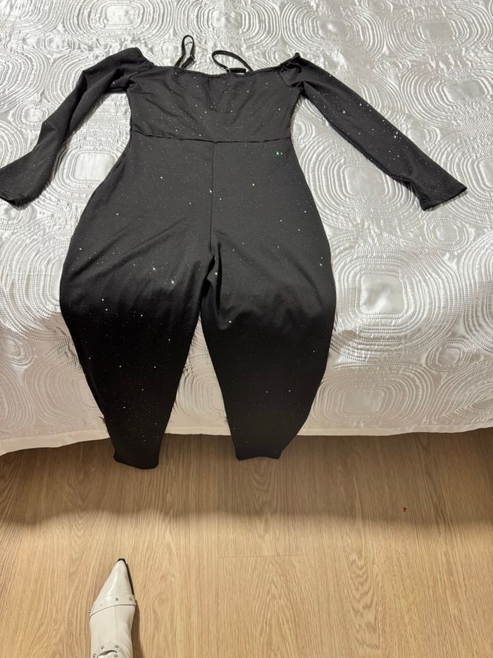 🌟 Combinaison noire élégante à paillettes – Effet chic & glamour 🌟 - photo numéro 3