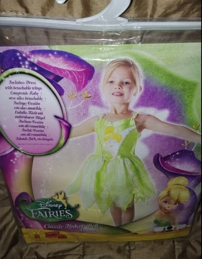 Déguisement fee clochette Disney taille 5/6 ans - photo numéro 2