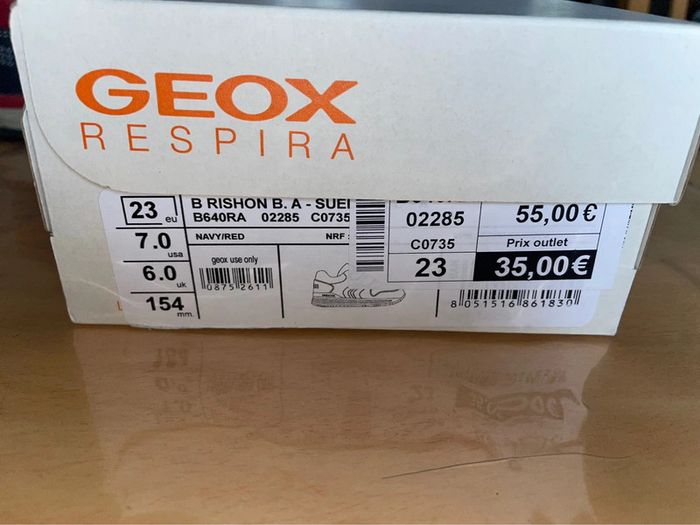 Baskets Geox taille 23 - photo numéro 7