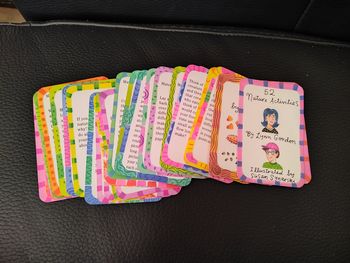 Cartes (en Anglais) 30 activités dans la nature