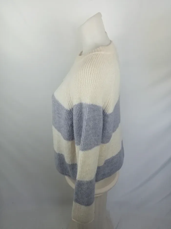 Pull femme rayé Kiabi – sweater - jersey - suéter - pullover - trui - maglione - photo numéro 2