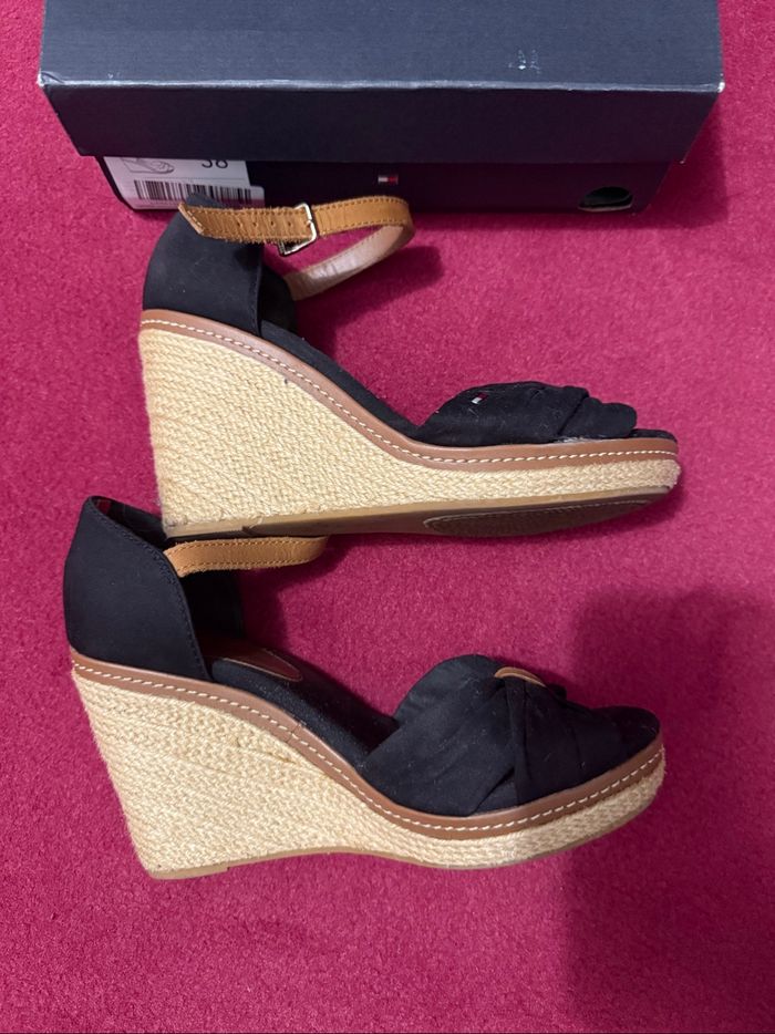 Compensées 38 noir tommy Hilfiger - photo numéro 8