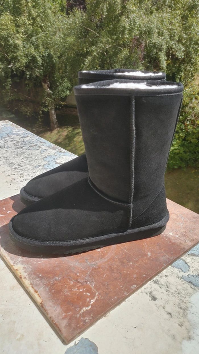 Botte hiver neige doublé en laine - photo numéro 3