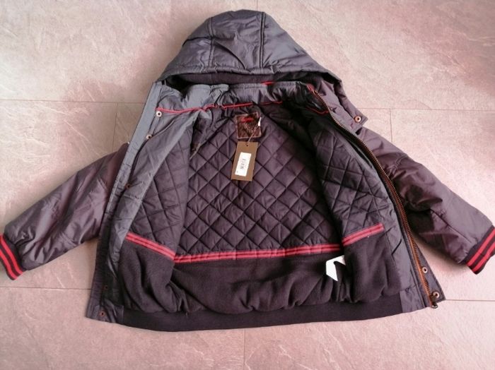 Blouson multi matière "coney"neuf catimini taille 8 ans payé 129€ - photo numéro 3