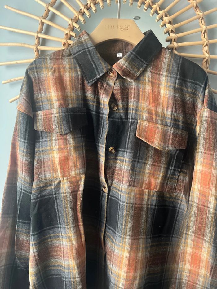 Chemise à carreau homme taille XL en très bon état porté une seule fois - photo numéro 2