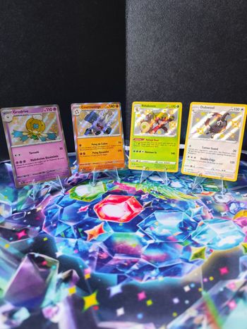 Lot de 4 cartes Pokémon Shiny neuve 🇨🇵 Série Destinée de Paldéa et destinée radieuse