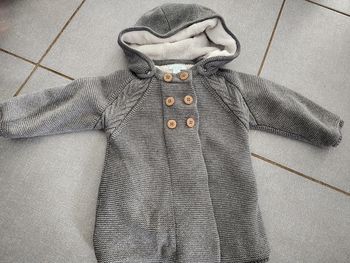 Gilet chaud à capuche Obaibi gris T.18 M