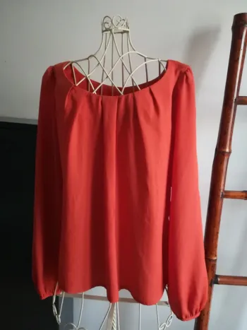 Blouse orange
