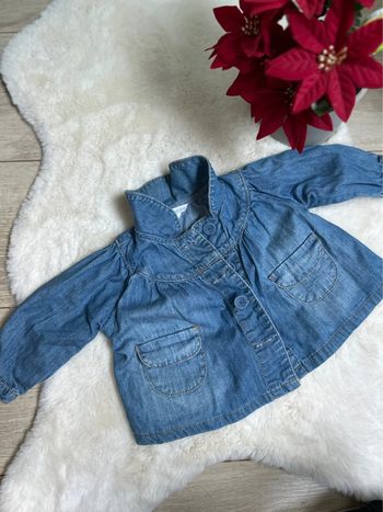 Veste en jean ~ 6-9 mois
