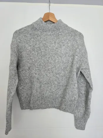 Pull chaud gris