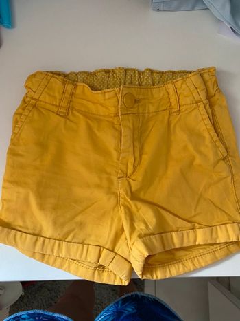 Short jaune été H&M 9-12m