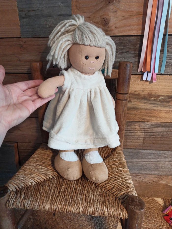 Peluche poupée la Nina tbe - photo numéro 5