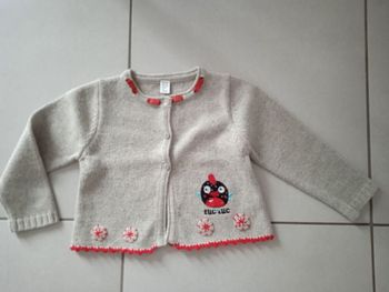 Gilet en laine fille Tuc Tuc - 3 ans