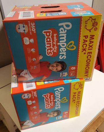 Couches pampers baby-dry pants T8 