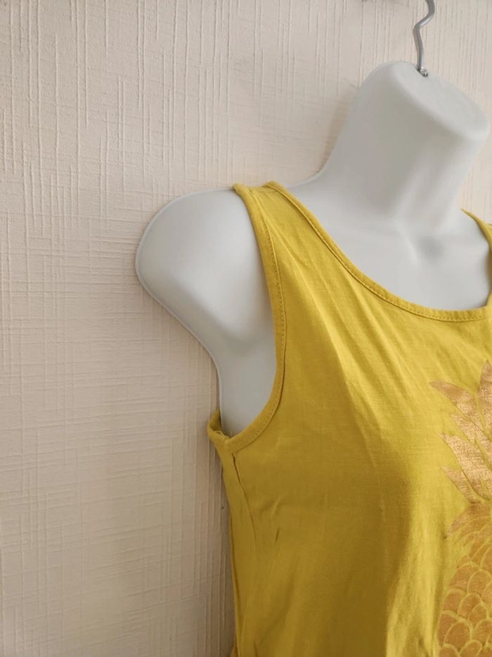 Jolie robe jaune à volants et motif Ananas Punkidz 12 ans - photo numéro 3