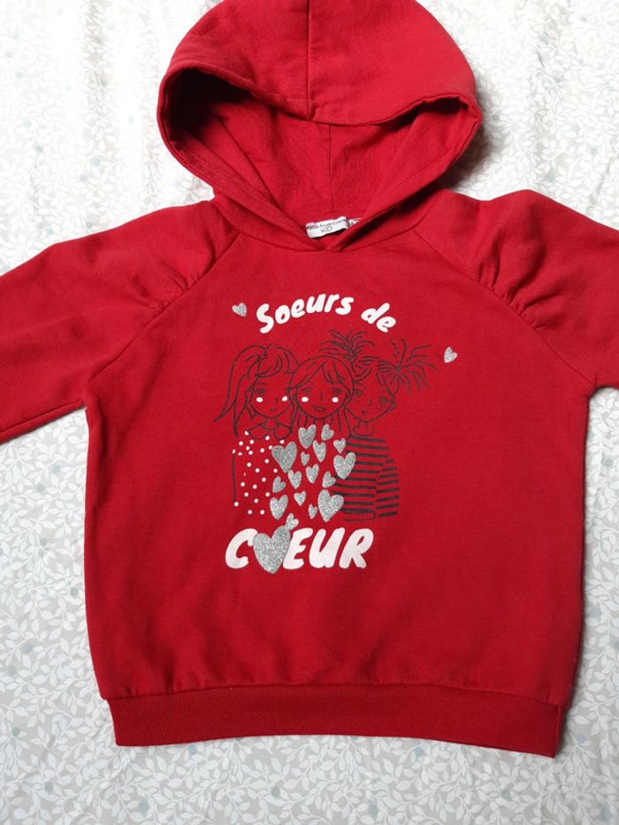 Pull a capuche fille 6 ans - photo numéro 2