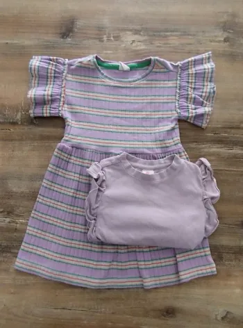 Robe hema fille molletonnée