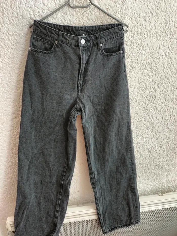 Jean noir mom pantalon large T 36