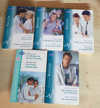 Livres collection blanche