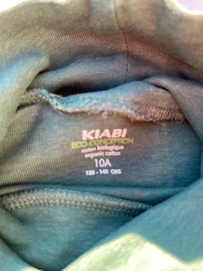 Sous pull col roule 10 Kiabi verts - photo numéro 3
