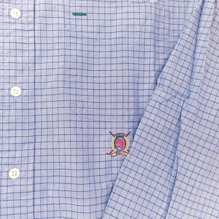 Chemise Pour Homme Tommy Hilfiger Couleur Bleu a Manches Longues Taille L - photo numéro 3