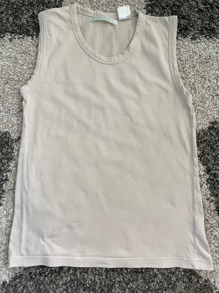 Débardeur crème type Marcel garçon La Redoute 138 cm - photo numéro 2