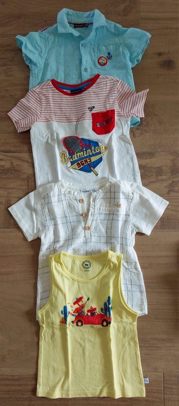 4 tee-shirt 3 ans garçon sergent major noukie