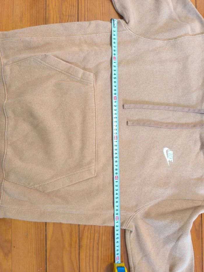 Sweat à capuche Nike - Camel - Logo Brodé - Taille S - photo numéro 7