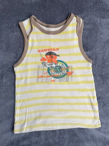 Marcel/ débardeur garçon 24 mois