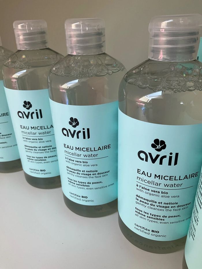Lot de 5 flacons eau micellaire bio Avril - photo numéro 4