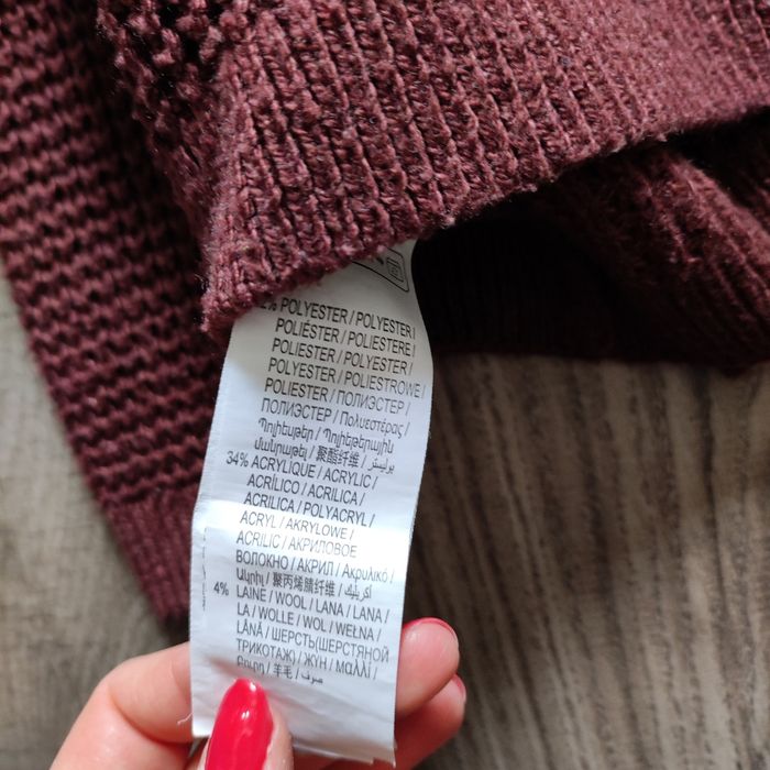 Pull bordeaux Kiabi 6 mois neuf - photo numéro 4