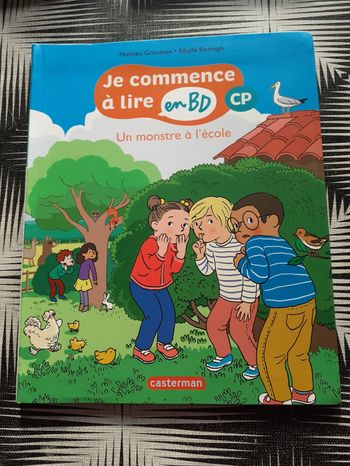 Livre je commence à lire en BD  cp
