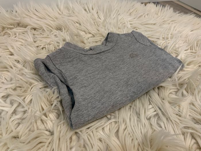 Tee shirt ML gris chiné
