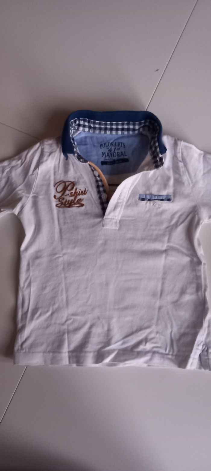 Polo Mayoral blanc