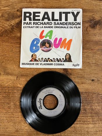 Vinyle 45 tours-Bande Originale-La boum-Reality
