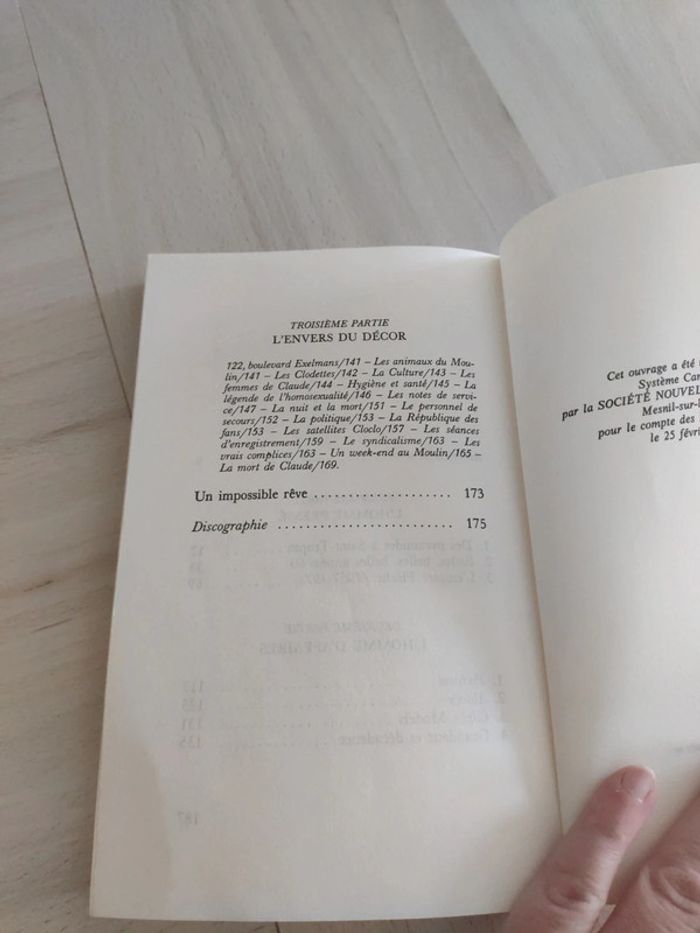 Livre grand format Claude François plus vite que la musique club des stars Floriant - photo numéro 9