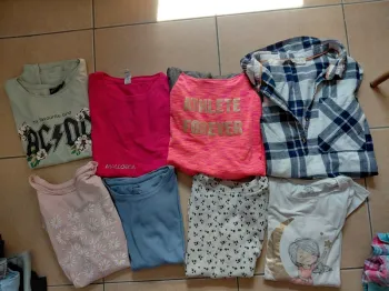 Lot tee shirt fille 12 ans