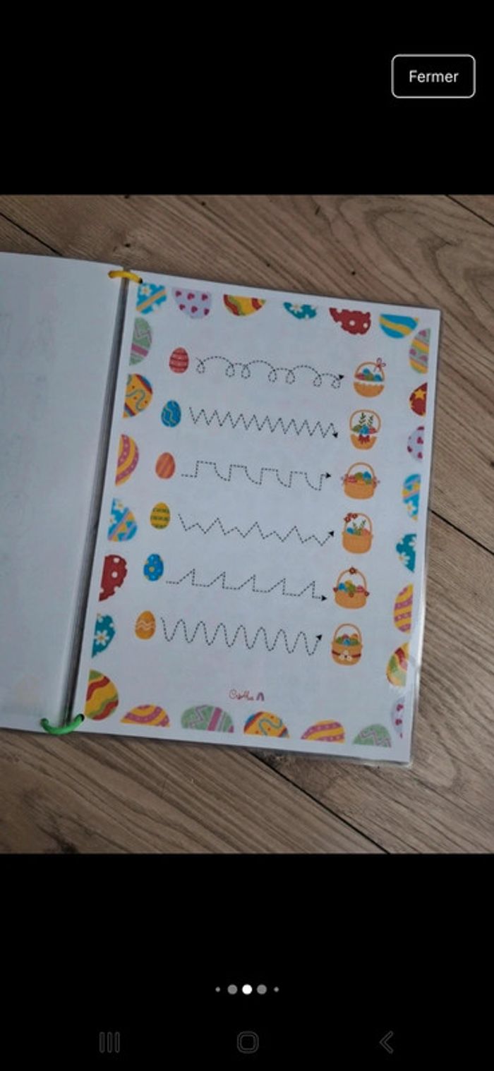 Mon livret d'activités thème paques. Pédagogie montessori. Busy book quiet book - photo numéro 15