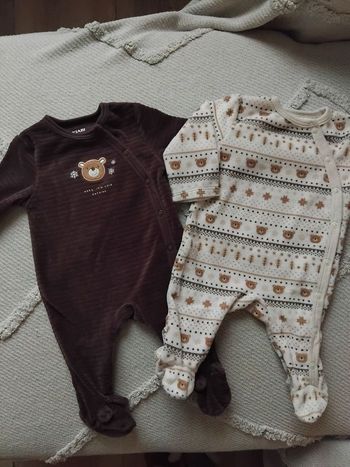 2 pyjamas 3 mois kiabi