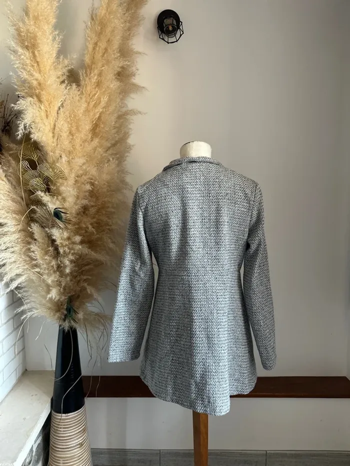 Manteau veste gris chiné M/38 - photo numéro 2