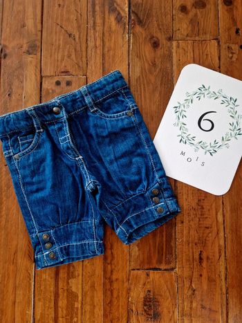 Pantacourt Jean Vertbaudet 6 mois