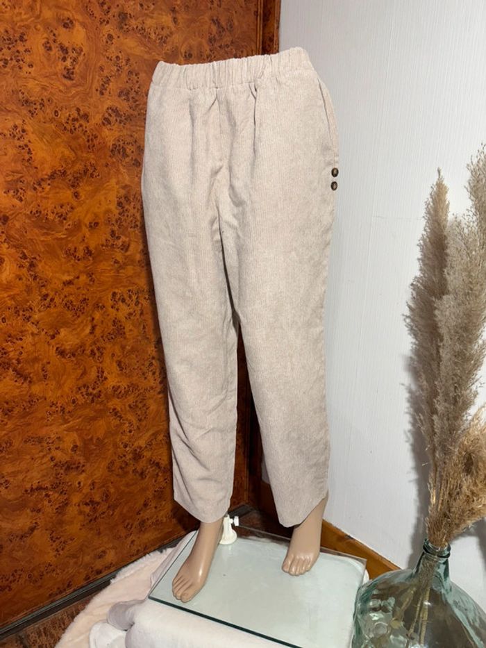 Pantalon en velours côtelé Emery Rose - Taille M - neuf - photo numéro 2