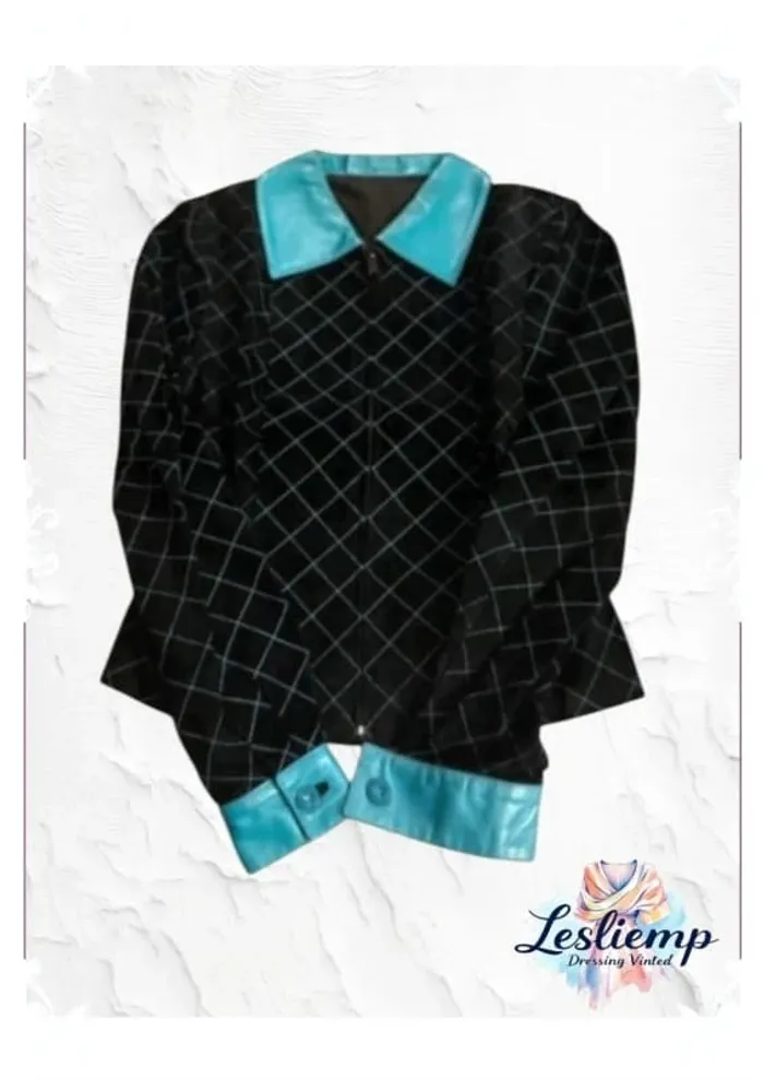 Veste courte de créateur modèle unique - photo numéro 3