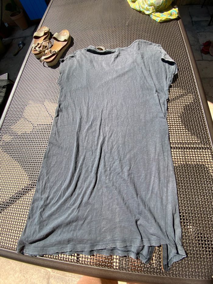 Petite robe grise American vintage 38 40 - photo numéro 3