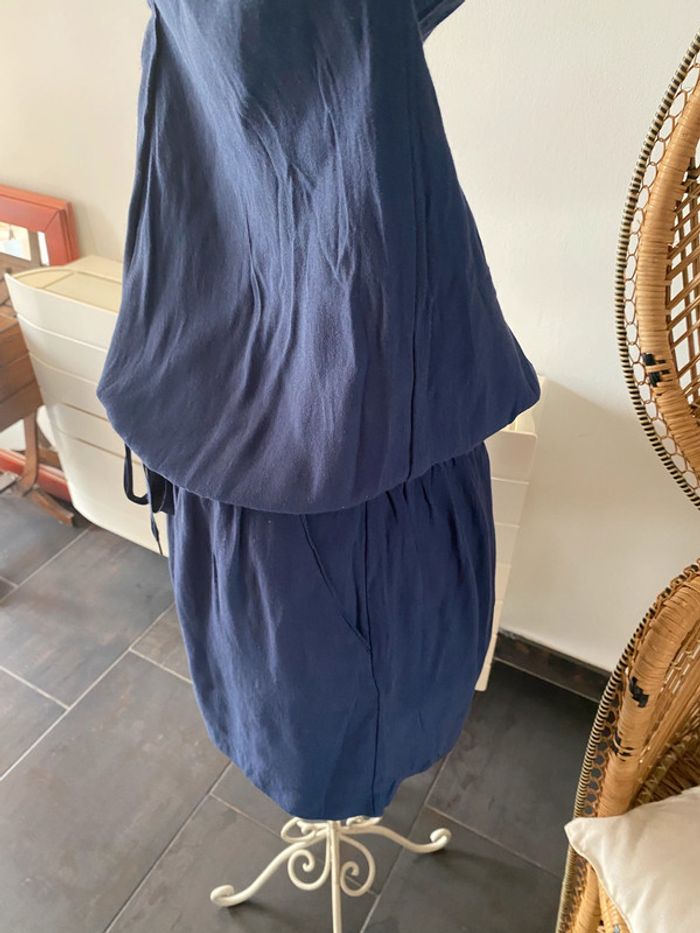 Robe Promod bleu marine taille 38 - photo numéro 4
