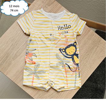 Pyjama été 12 mois - 74 cm