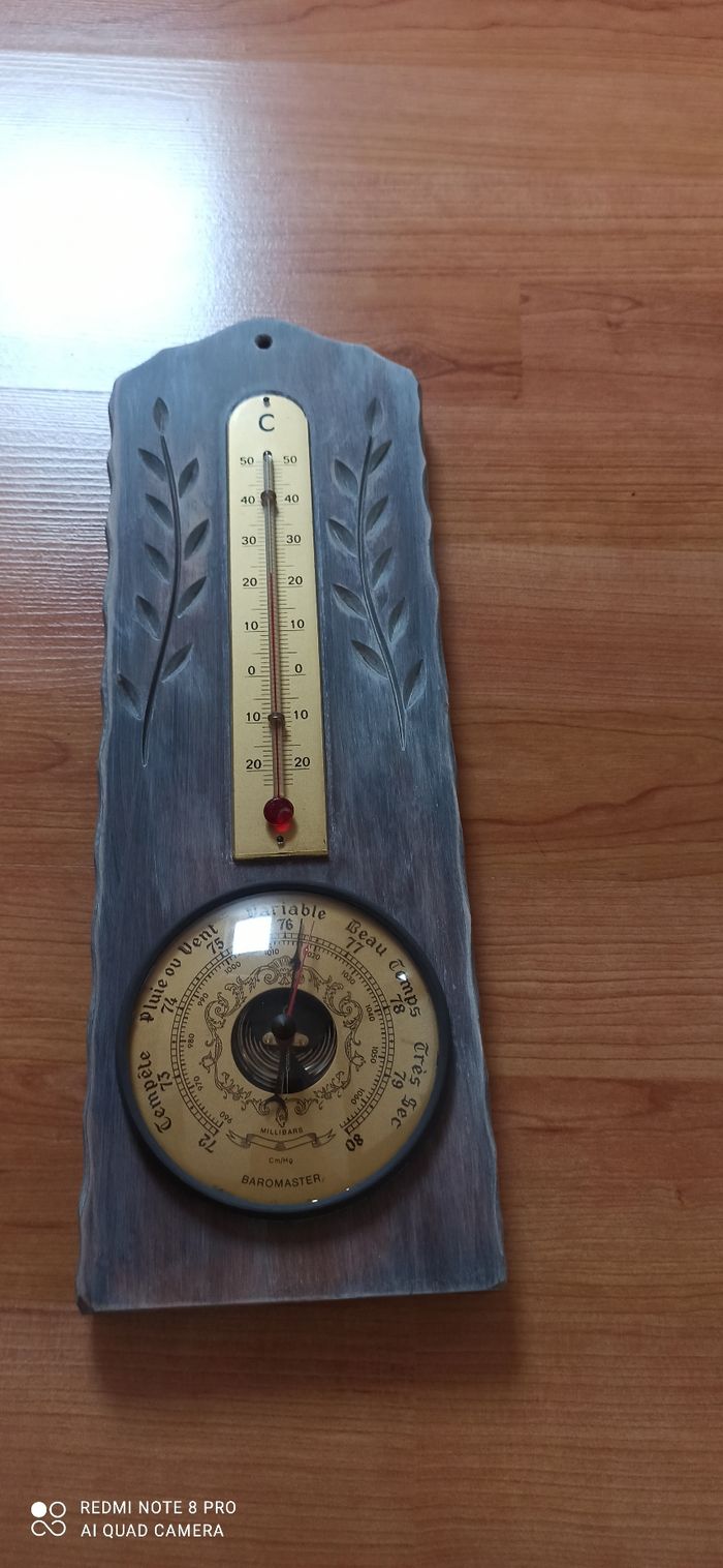 Thermometre barometre