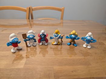 Lot de 6 figurines Schtroumpfs McDonald's