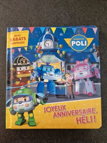 Livre Robocar Poli - Joyeux anniversaire Héli