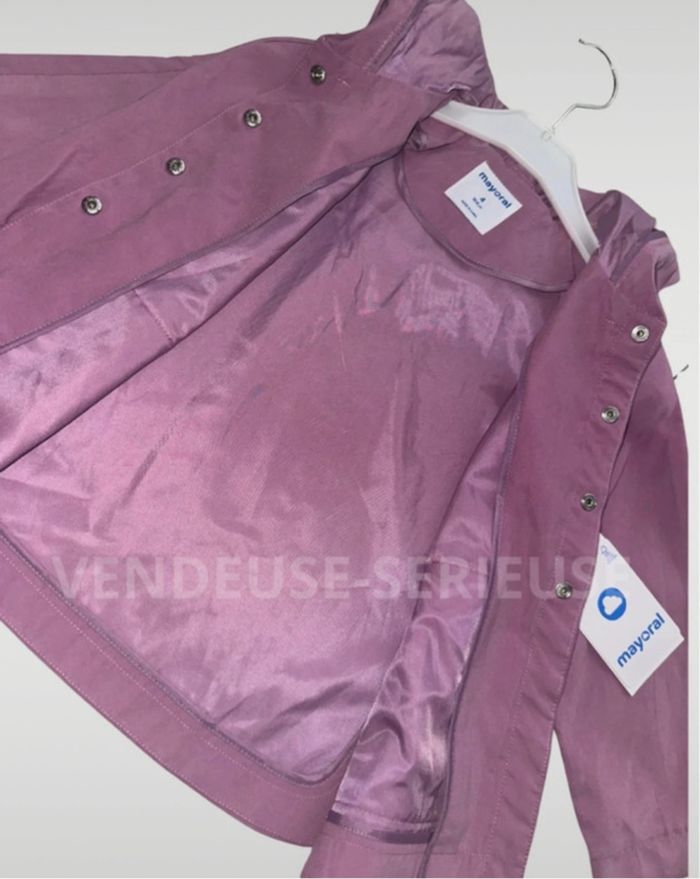 Veste coupe vent Suédine Lila 4 ans Mayoral - photo numéro 5